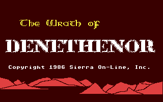 The Wrath of Denethenor