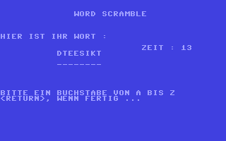 Word Scramble v6