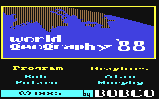 World Geography '88