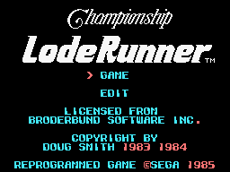 Championship Lode RunnerLode Runner II