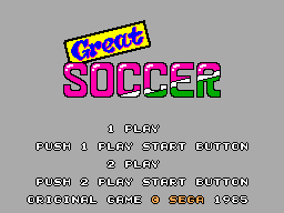 Great Soccer ( Card)