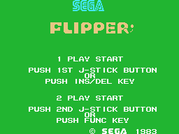 Sega FlipperVideo Flipper