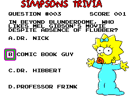 The Simpsons - Trivia Quiz