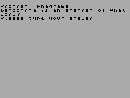 Anagrams(4)
