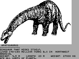 Dinosaurs(SinclairUser)