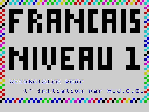 FrancaisNiveau1