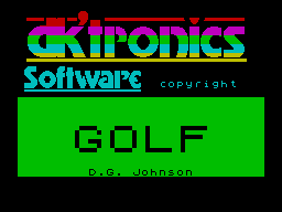 Golf(DKTronics)