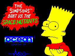Simpsons-BartVs TheSpaceMutantsThe